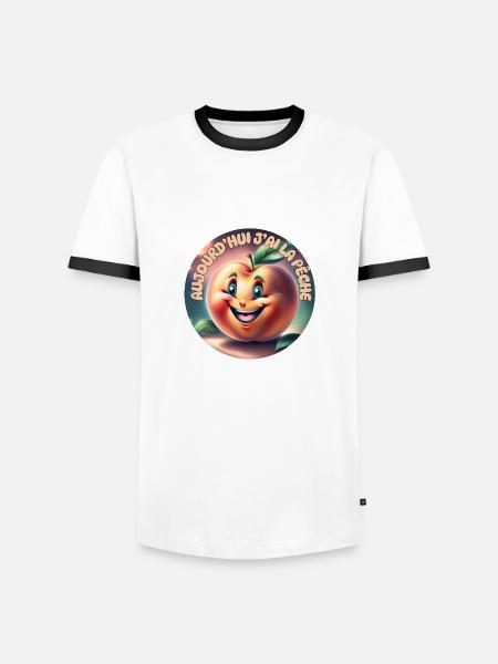 Today I'm in the mood - Men's Ringer Shirt - white/black