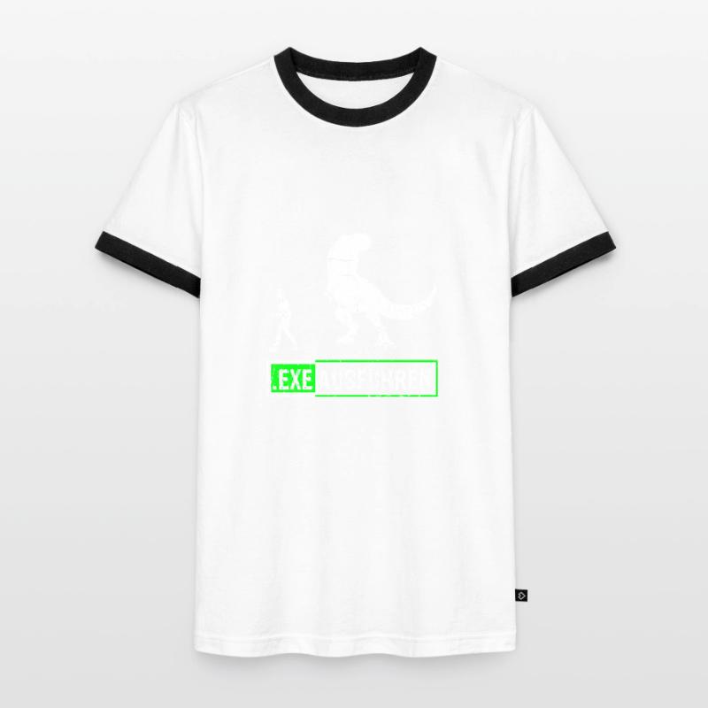Admin Programmierer ITler Informatik Geschenk EXE Männer Kontrast-T-Shirt