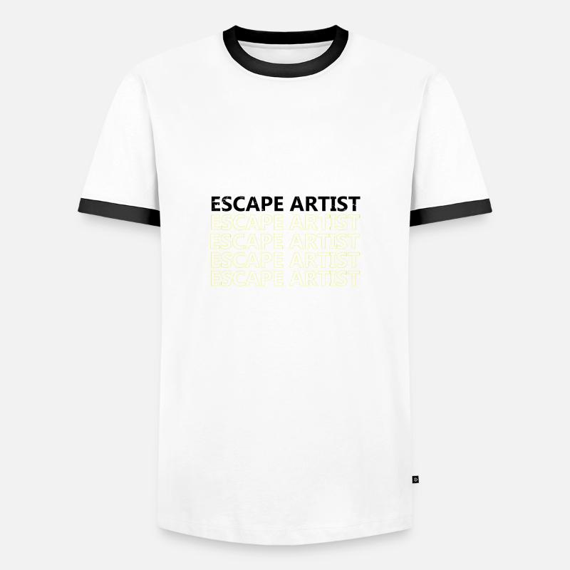 Lockpicking Lock Picking Aufsperrdienst Designs - Männer Kontrast-T-Shirt - Weiß/Schwarz