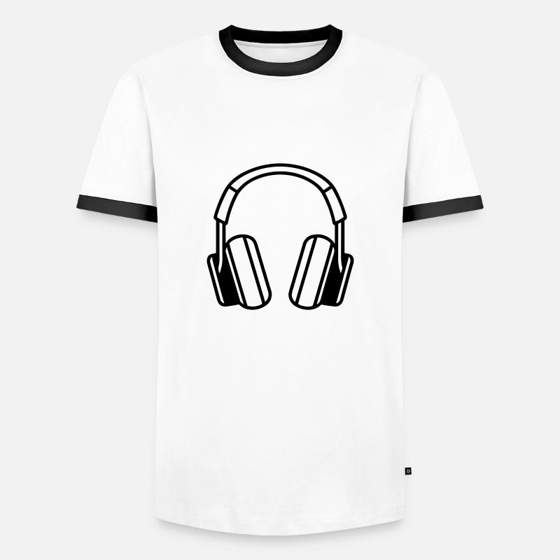 Gaming headset - Men's Ringer Shirt - white/black