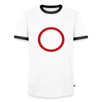 MAX 30 Bier - Männer Kontrast-T-Shirt - Weiß/Schwarz - Vorne - AI Model Female 172 light (172cm) & AI Model Male 178 dark (178cm)
