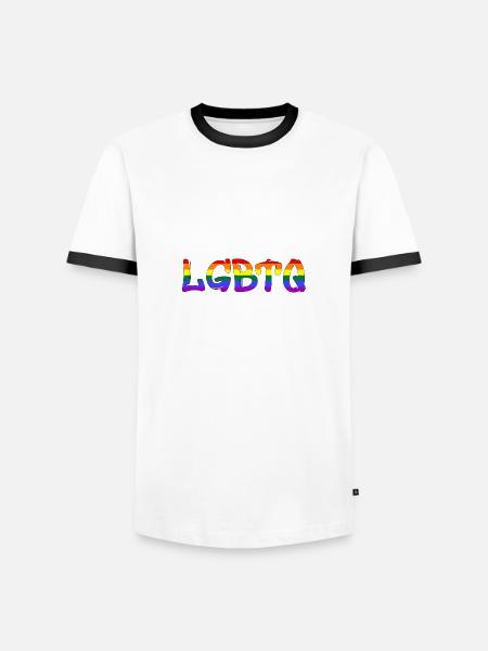 LGBTQ, Pride Month - Männer Kontrast-T-Shirt - Weiß/Schwarz