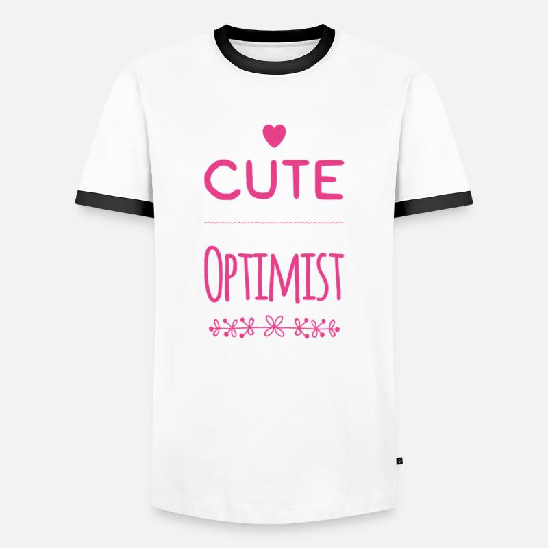 Babysprüche - geschenkidee - Männer Kontrast-T-Shirt - Weiß/Schwarz