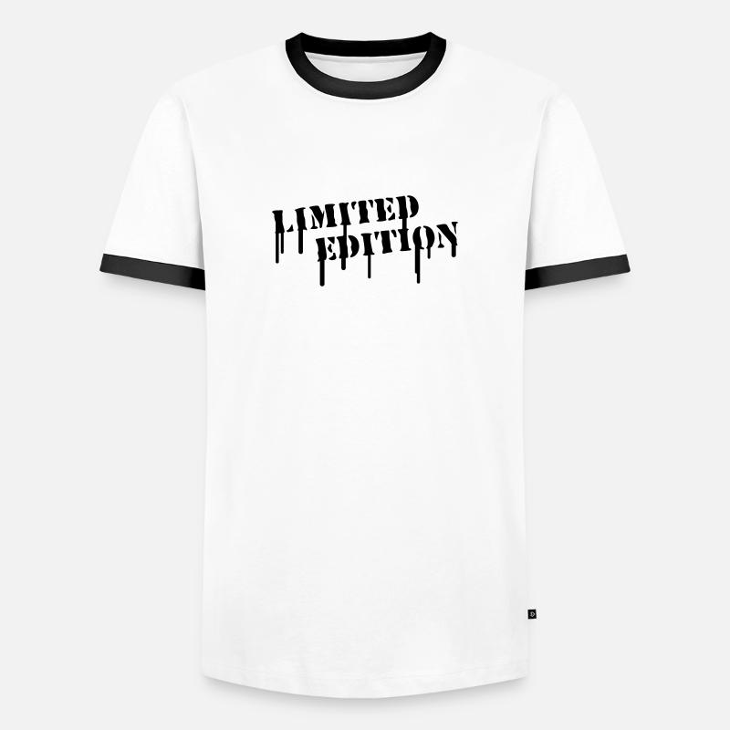 limited_edition_paint - Männer Kontrast-T-Shirt - Weiß/Schwarz