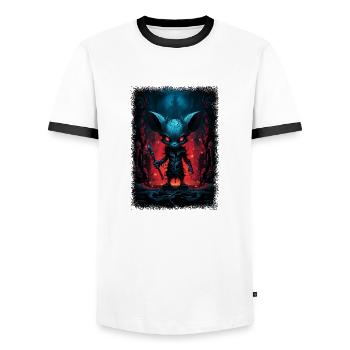 humor cute statement fun come we will okay - Männer Kontrast-T-Shirt - Weiß/Schwarz - Vorne - AI Model Female 172 light (172cm) & AI Model Male 178 dark (178cm)