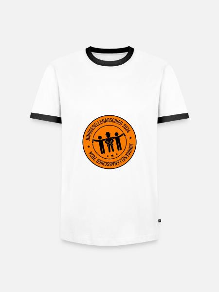 Bachelor Party 2024 - Men's Ringer Shirt - white/black