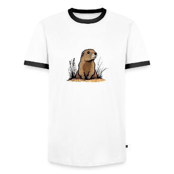 Marmot - Men's Ringer Shirt - white/black - Front - AI Model Female 172 light (172cm) & AI Model Male 178 dark (178cm)