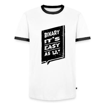funny sayings present idea computer gift - Männer Kontrast-T-Shirt - Weiß/Schwarz - Vorne - AI Model Female 172 light (172cm) & AI Model Male 178 dark (178cm)