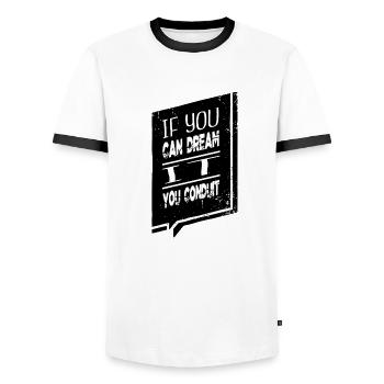 electricians fun electrician apprentice - Männer Kontrast-T-Shirt - Weiß/Schwarz - Vorne - AI Model Female 172 light (172cm) & AI Model Male 178 dark (178cm)