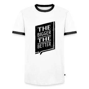 chats Loisirs en plein air Blagues Cadeau Geek Films - T-shirt contrasté Homme - blanc/noir - Devant - AI Model Female 172 light (172cm) & AI Model Male 178 dark (178cm)