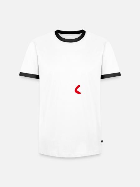 Voice - auf dunkel - Männer Kontrast-T-Shirt - Weiß/Schwarz