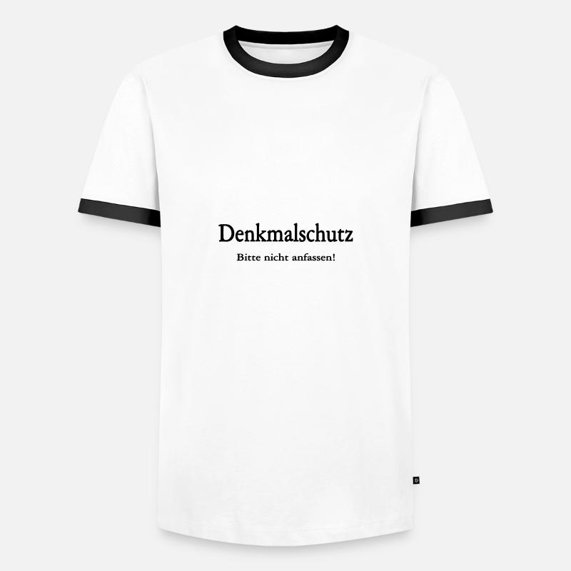 Conservation - Men's Ringer Shirt - white/black