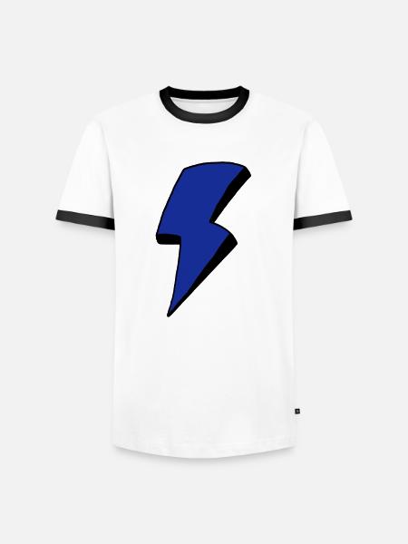 Flash - Men's Ringer Shirt - white/black