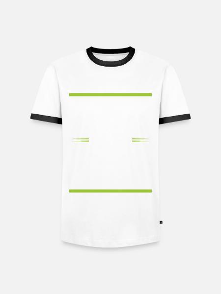 Party Crew - Männer Kontrast-T-Shirt - Weiß/Schwarz
