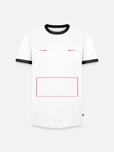 Mma Crew - Männer Kontrast-T-Shirt - Weiß/Schwarz