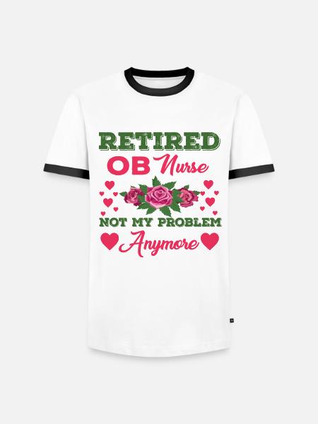 Retro Ferry Clothing Container Ship - Men's Ringer Shirt - white/black