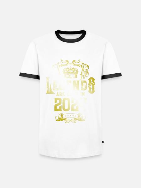 2024 Legends Birthday - Men's Ringer Shirt - white/black