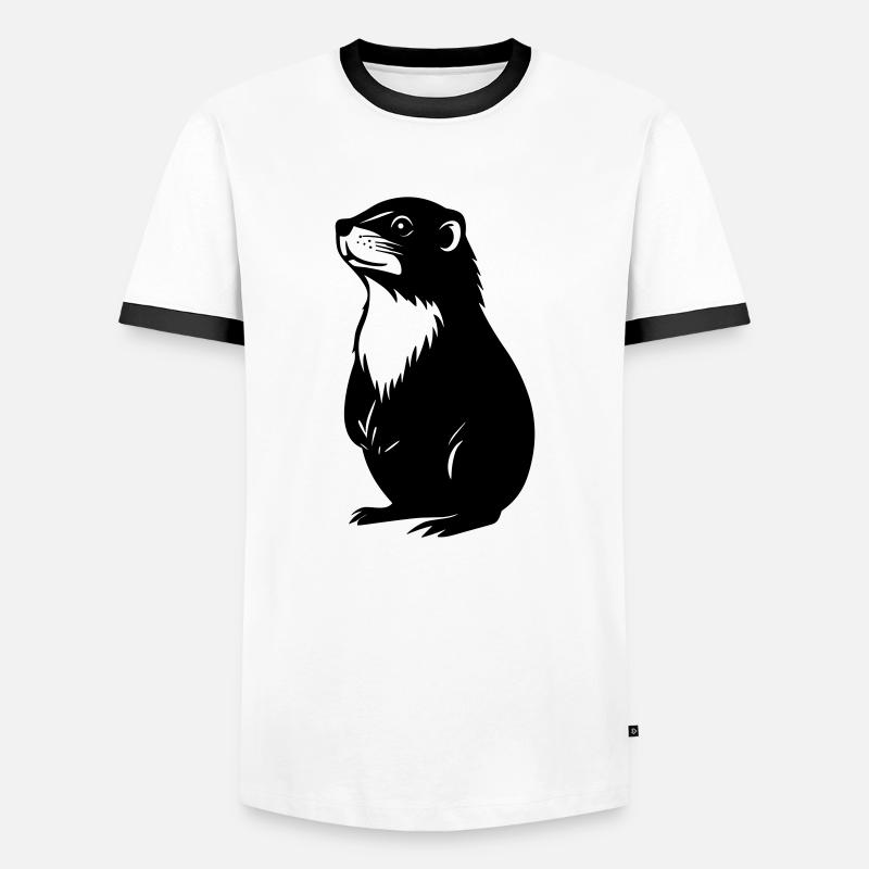 Marmot - Men's Ringer Shirt - white/black