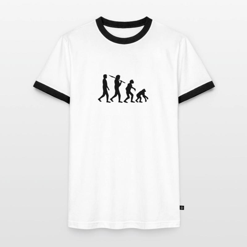 devolution T-shirt contrasté Homme
