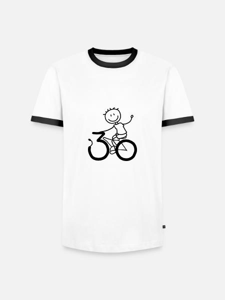 Fully energized through the 30s! - Men's Ringer Shirt - white/black