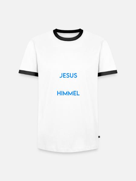 Jesus Christus / Christliches Geschenk - Männer Kontrast-T-Shirt -