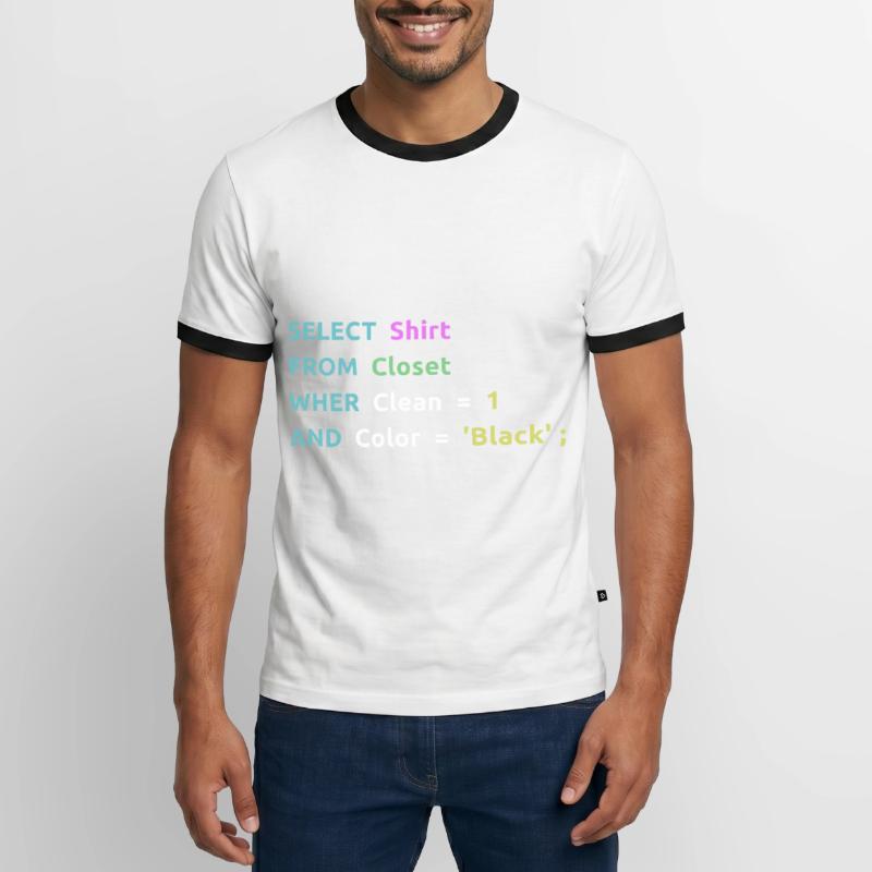 Nerd Computer Computer Work Coder Gift Idea Men's Ringer Shirt