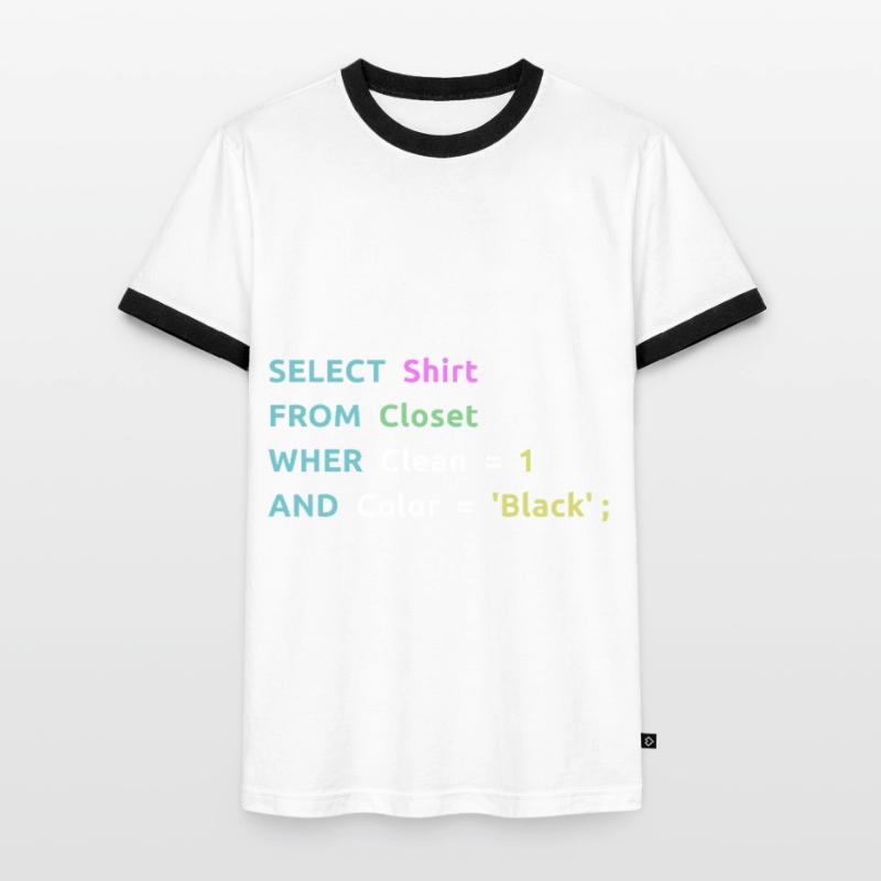 Nerd Computer Computer Work Coder Gift Idea Men's Ringer Shirt