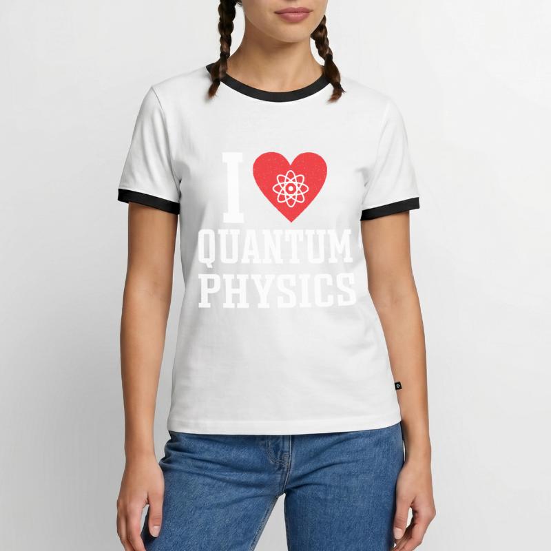 Quantum Physics Physics Physicist science quantum Men's Ringer Shirt