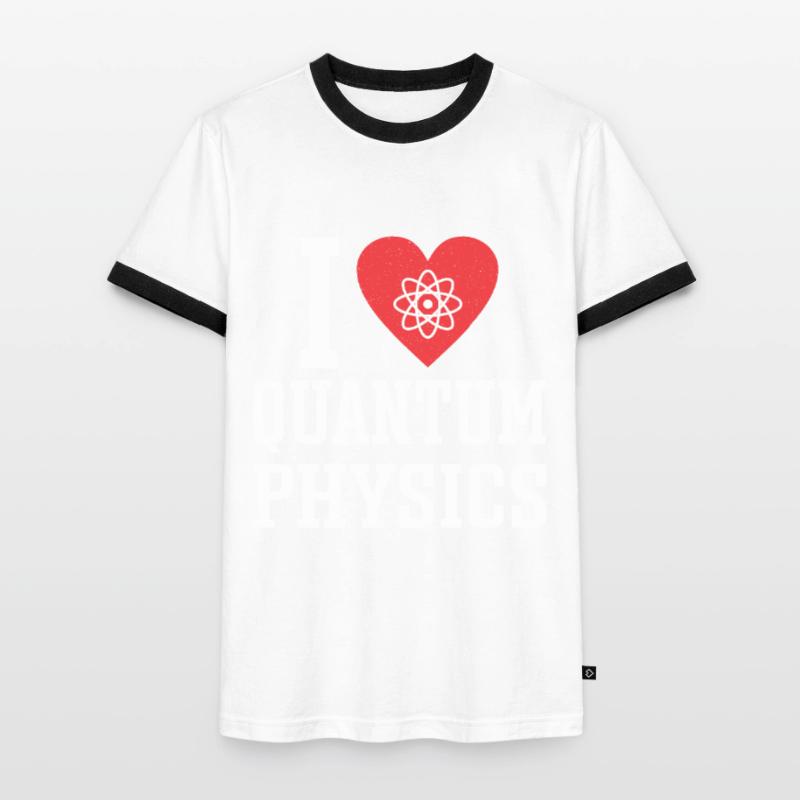 Quantum Physics Physics Physicist science quantum Men's Ringer Shirt