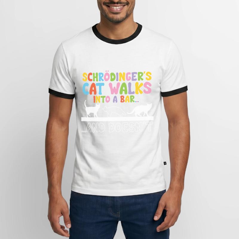 Quantum Physics Physics Physicist science quantum Men's Ringer Shirt