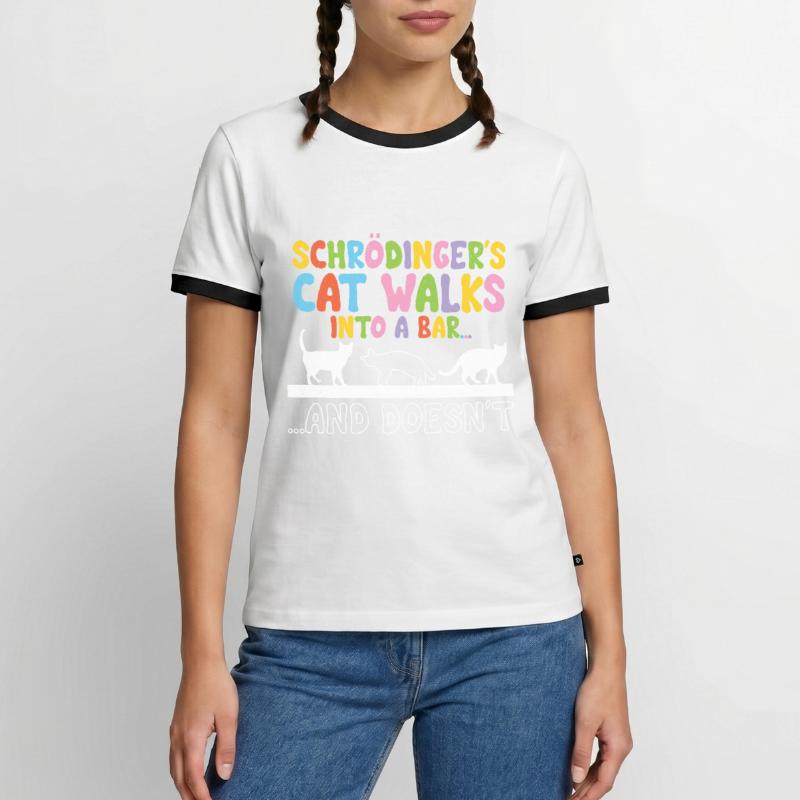 Quantum Physics Physics Physicist science quantum Men's Ringer Shirt