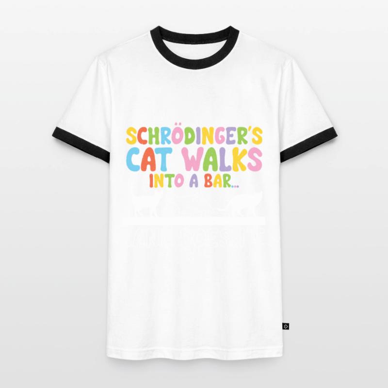 Quantum Physics Physics Physicist science quantum Men's Ringer Shirt