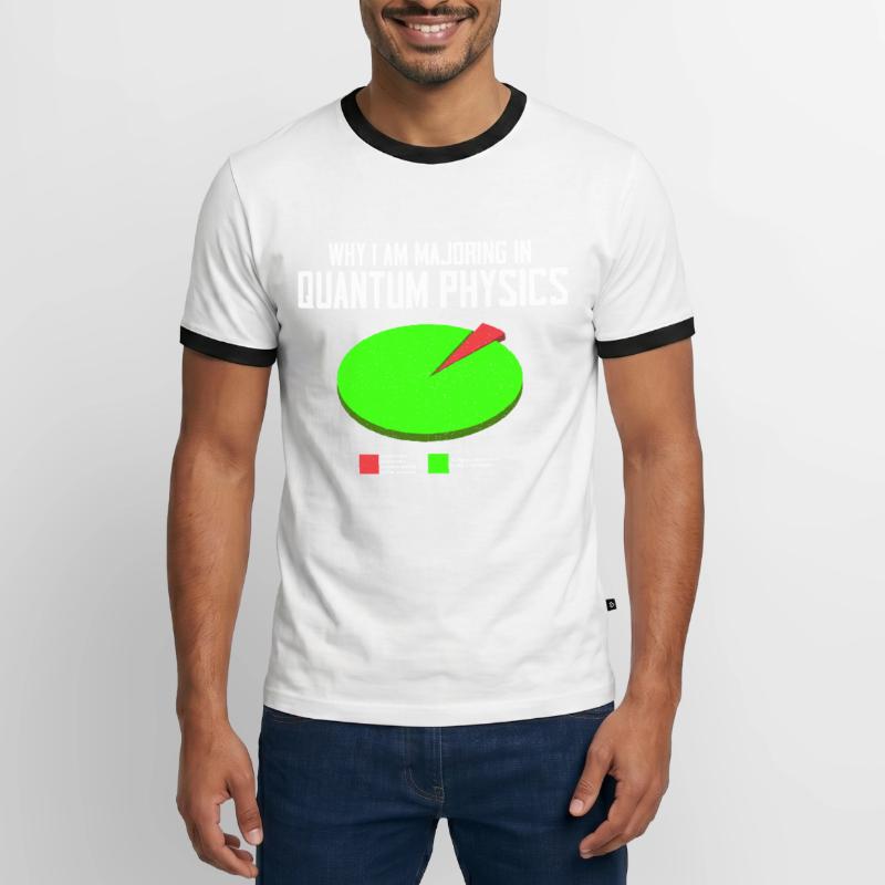Quantum Physics Physics Physicist science quantum Men's Ringer Shirt