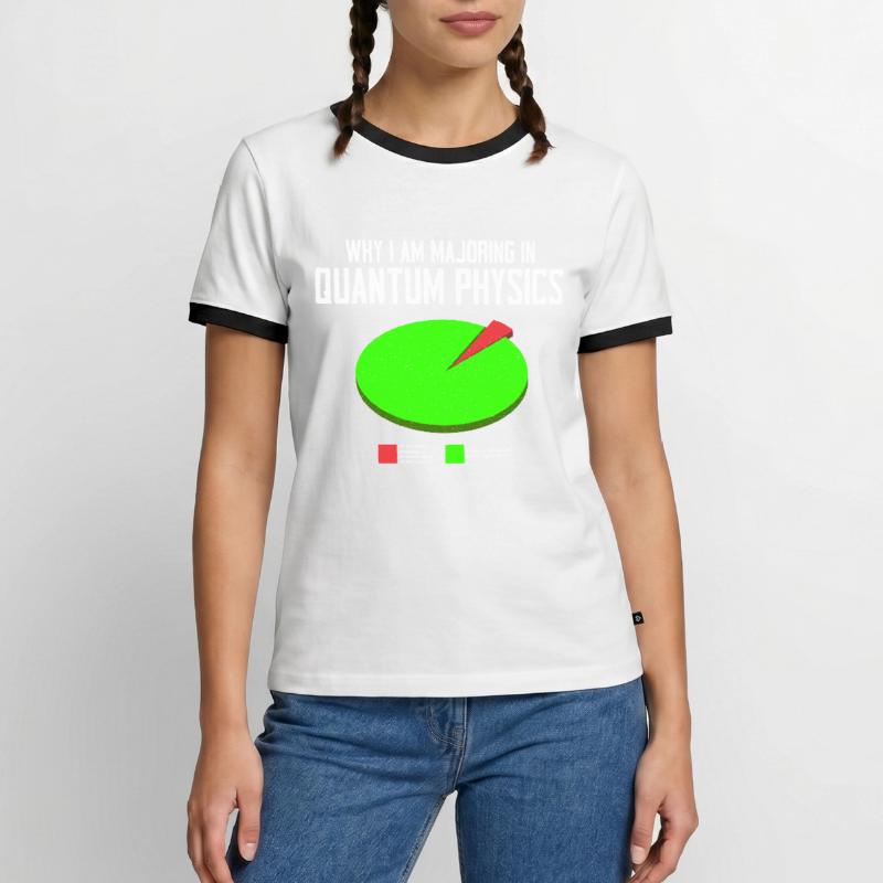 Quantum Physics Physics Physicist science quantum Men's Ringer Shirt