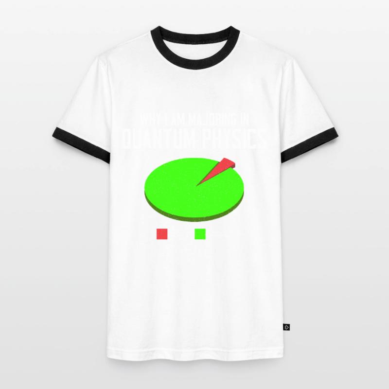 Quantum Physics Physics Physicist science quantum Men's Ringer Shirt