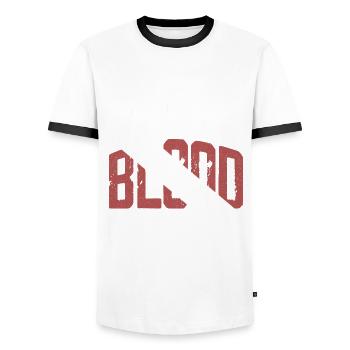 Trini Trinidad und Tobago Flagge Musik Trini - Männer Kontrast-T-Shirt - Weiß/Schwarz - Vorne - AI Model Female 172 light (172cm) & AI Model Male 178 dark (178cm)