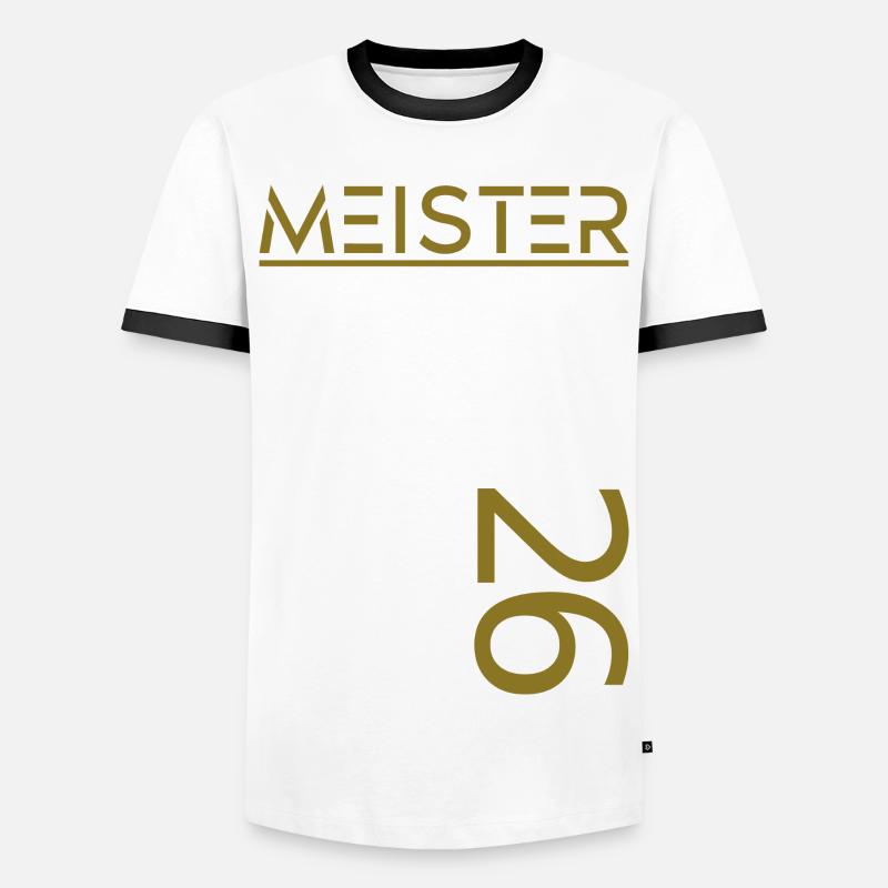 Master est. 2026 - Men's Ringer Shirt - white/black