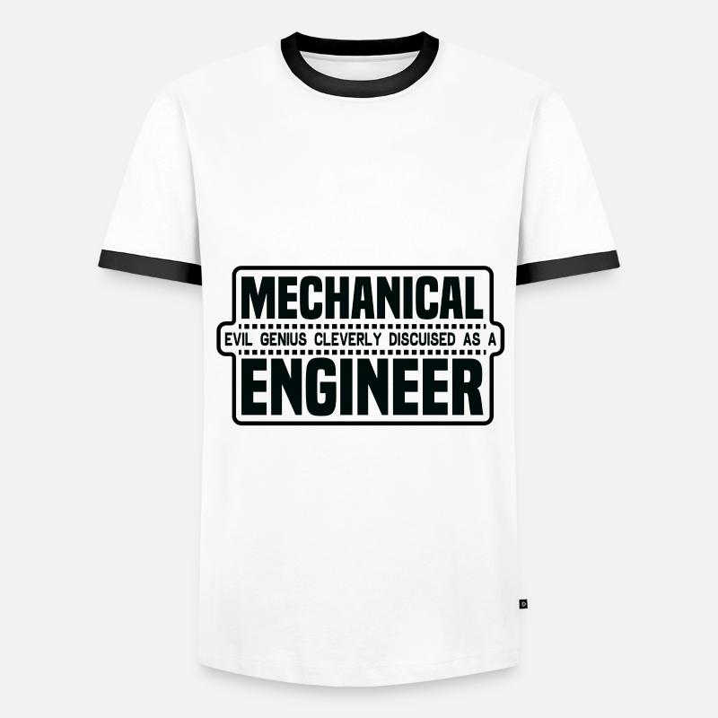 Mechanical engineer - Men's Ringer Shirt - white/black