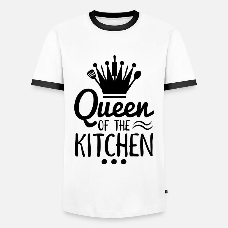 Chef Chef Chef Culinary Art - Men's Ringer Shirt - white/black
