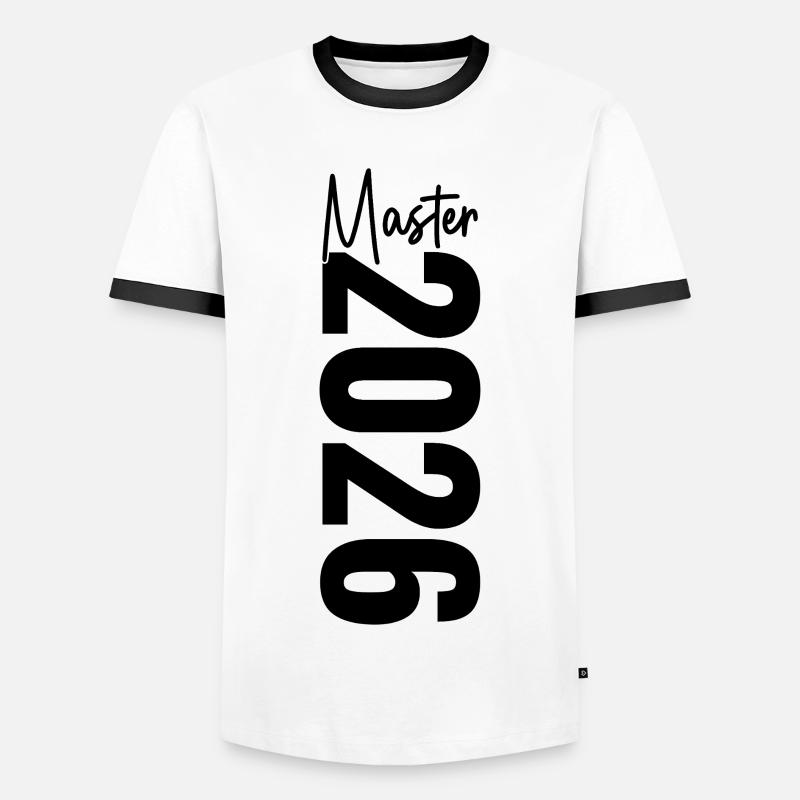 Master 2026 - Men's Ringer Shirt - white/black