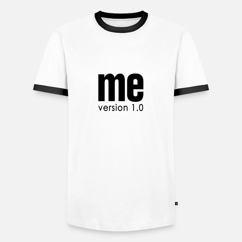 ME version 1.0 NET - Men's Ringer Shirt - white/black