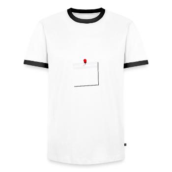 29th Birthday Born 1995 Birthday Gift - Men's Ringer Shirt - white/black - Front - AI Model Female 172 light (172cm) & AI Model Male 178 dark (178cm)