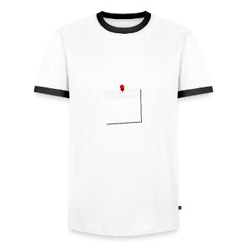 31st Birthday Born 1993 Birthday Gift - Men's Ringer Shirt - white/black - Front - AI Model Female 172 light (172cm) & AI Model Male 178 dark (178cm)