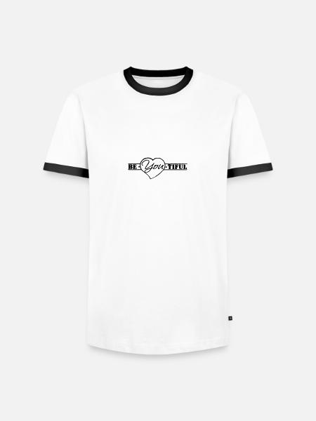 Motivation - Men's Ringer Shirt - white/black