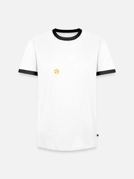 Intellectual Hooligan - Men's Ringer Shirt - white/black