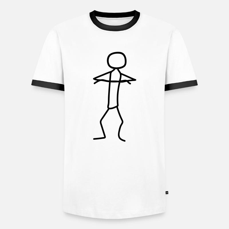 skeptical stroke marienchen insults poor verschrae - Men's Ringer Shirt - white/black