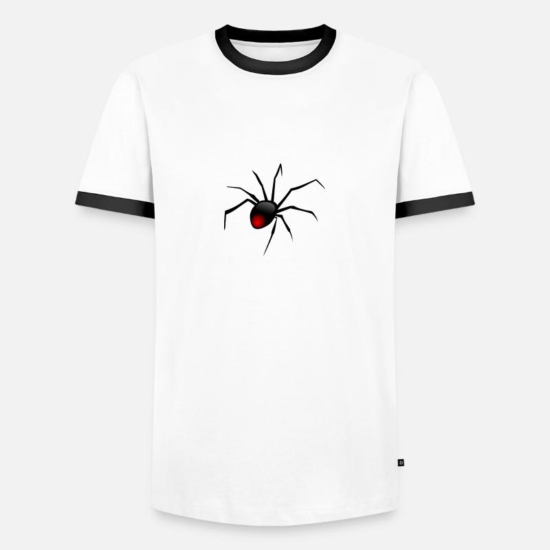 spid 84 - Men's Ringer Shirt - white/black