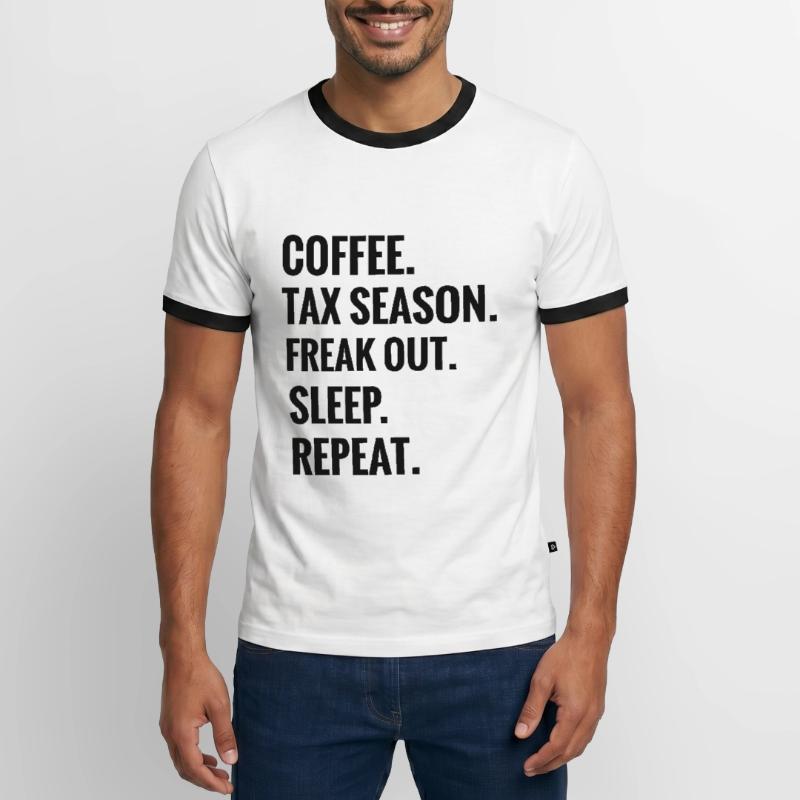 Comptabilité | Comptable comptable Comptable Comptable T-shirt contrasté Homme