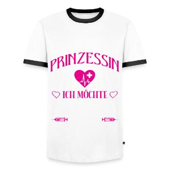 Altenpfleger Geschenk Altenpflege Pflegefachkraft - Männer Kontrast-T-Shirt - Weiß/Schwarz - Vorne - AI Model Female 172 light (172cm) & AI Model Male 178 dark (178cm)