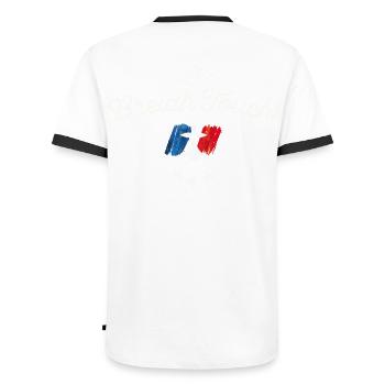 Breizh touch - T-shirt contrasté Homme - blanc/noir - Dos - AI Model Male 178 dark (178cm)